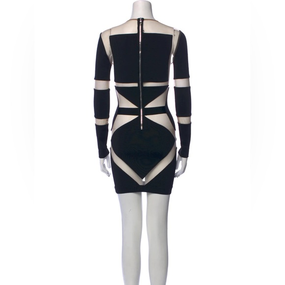 Balmain Colorblock Pattern Mini Dress - Picture 3 of 3